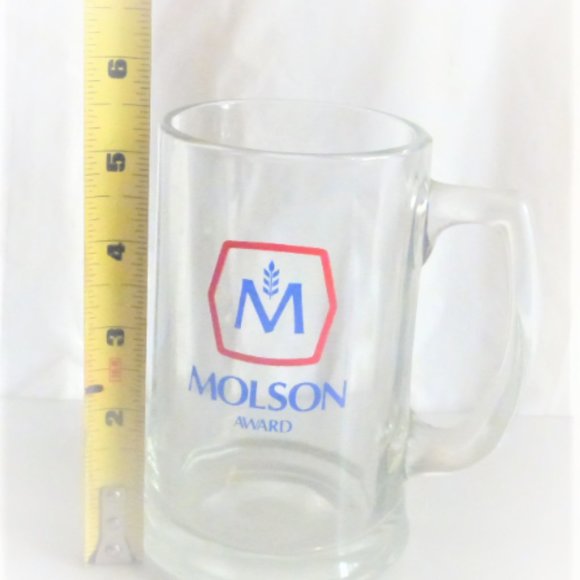 3 MOLSON CANADIAN Mugs Drinkware Barware Drinking Glass Beer Glass Beer Mug - Picture 7 of 7